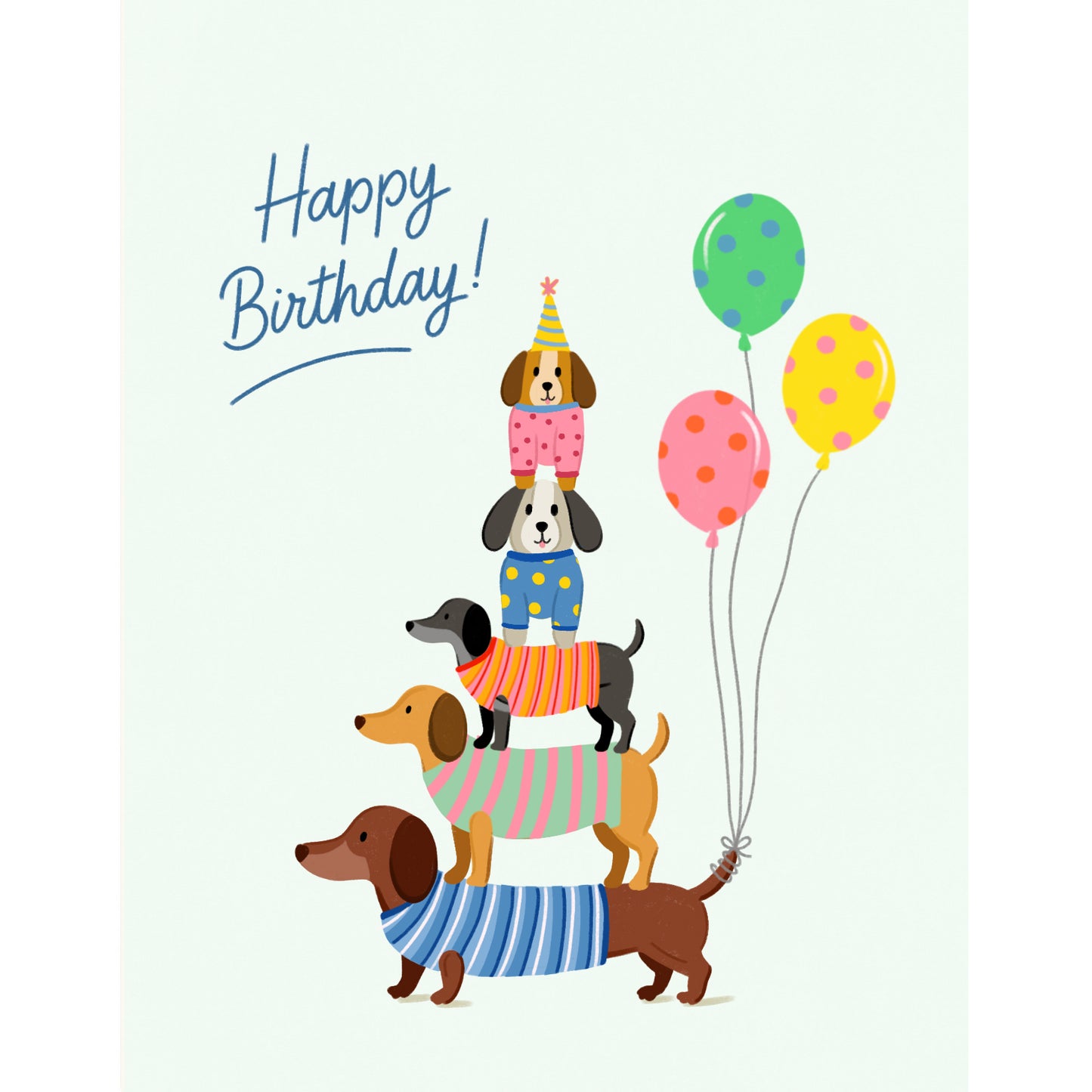 Birthday Dog Pyramid