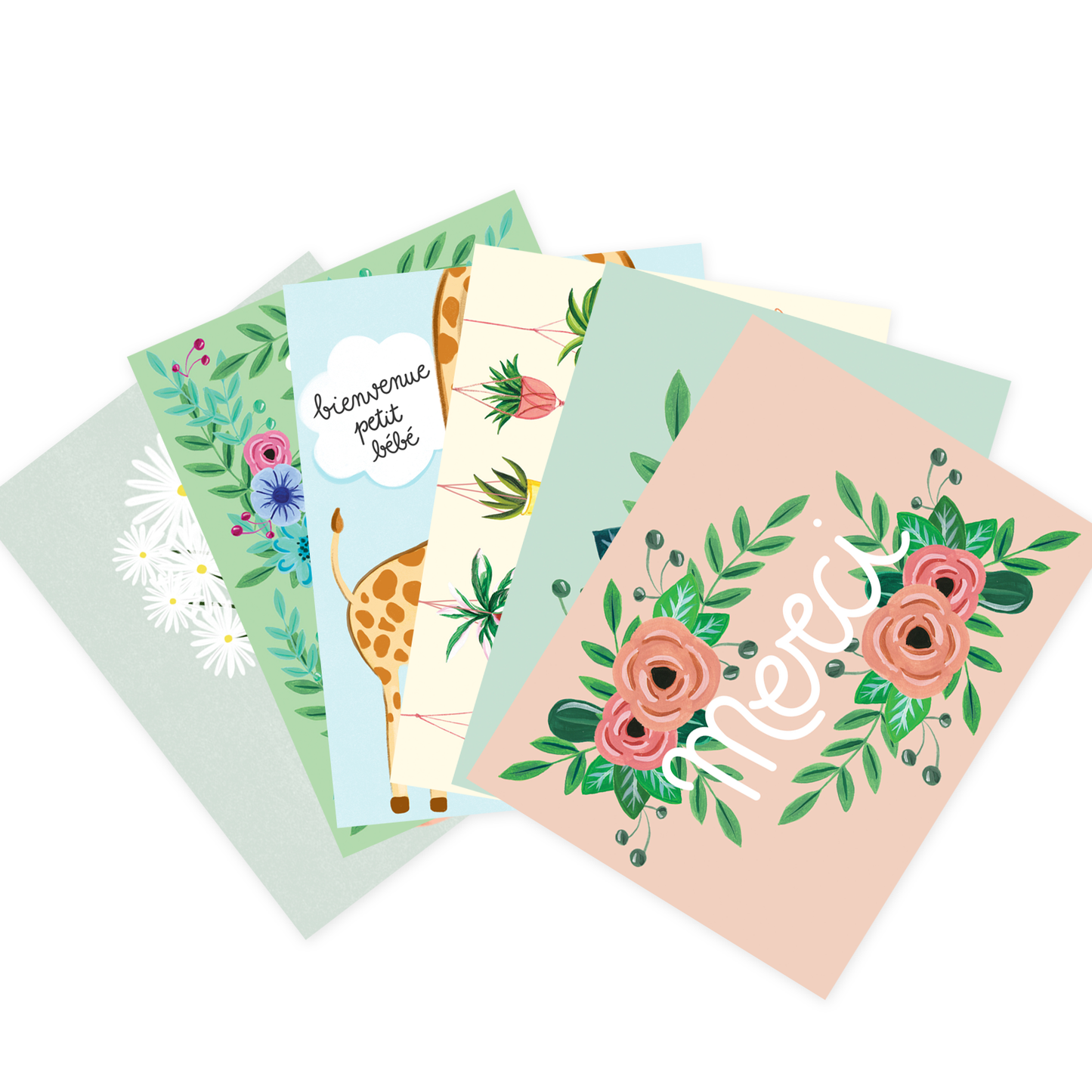 French Everyday Cards Bundle