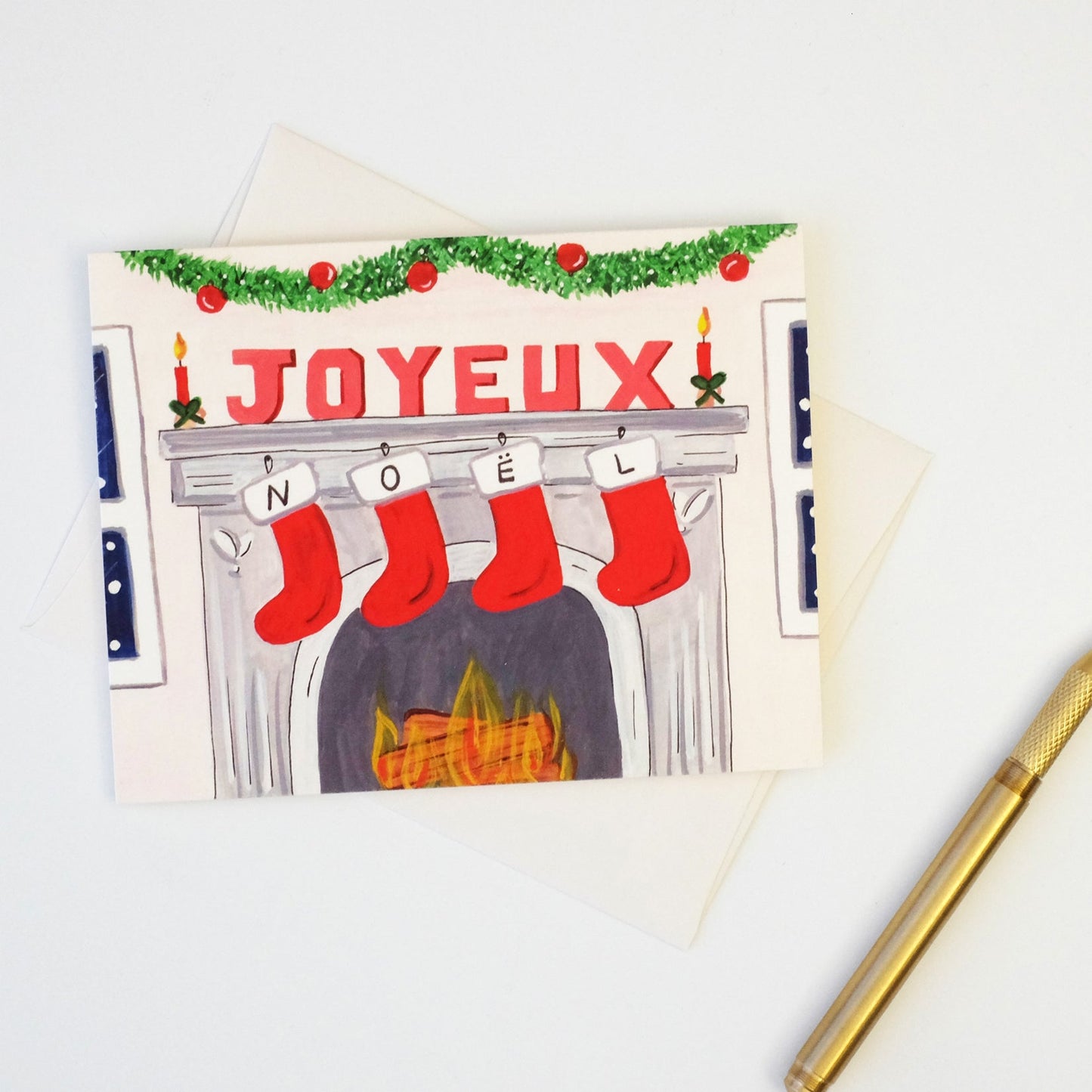 Joyeux Noel Fireplace