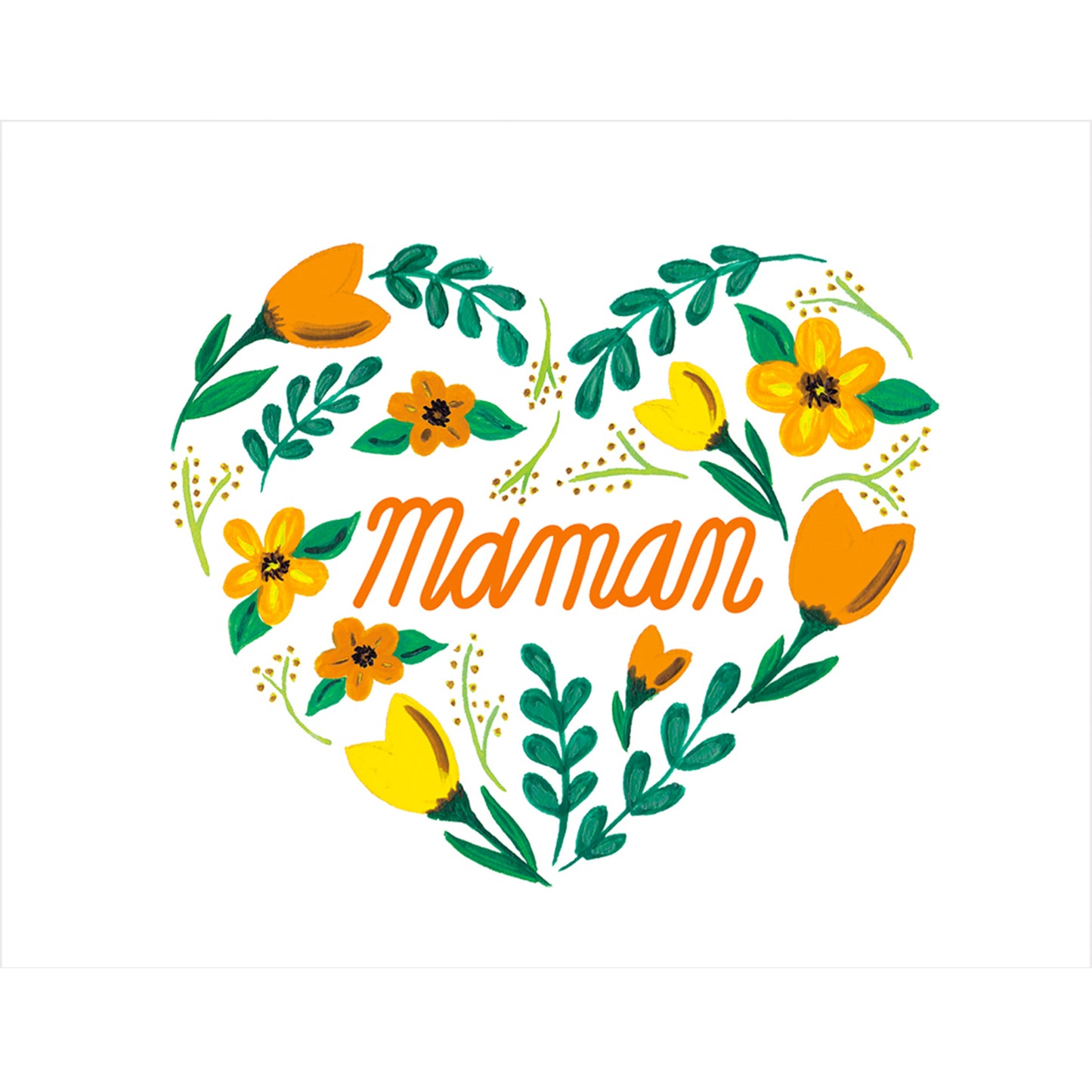 Heart Floral Maman