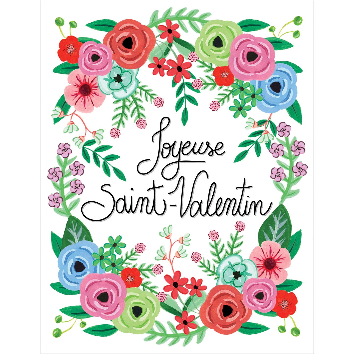 Joyeuse Saint-Valentin Floral