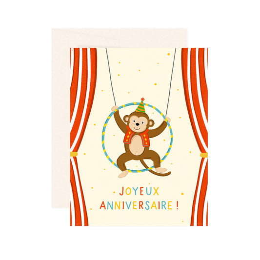 Birthday Circus Monkey