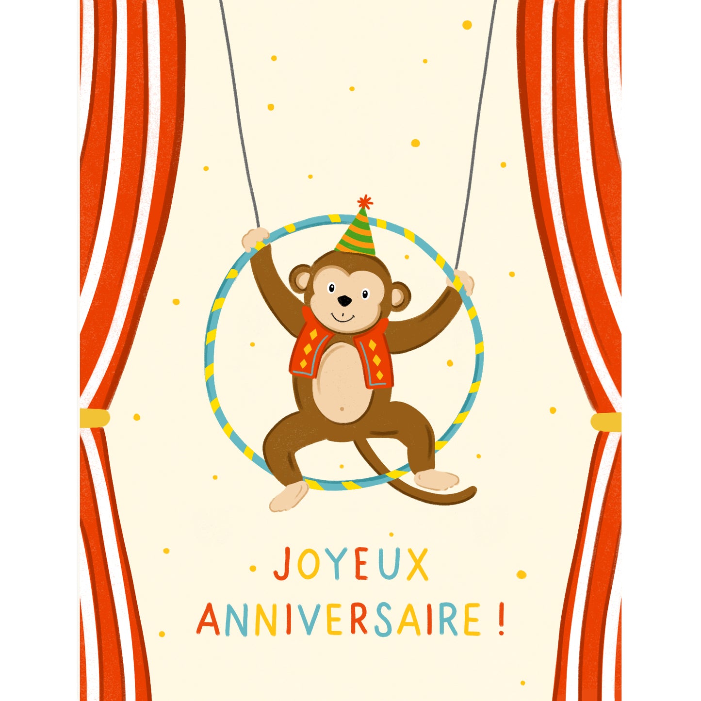 Birthday Circus Monkey