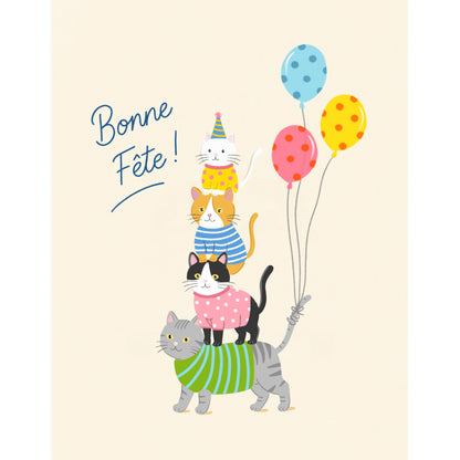 Birthday Cat Pyramid