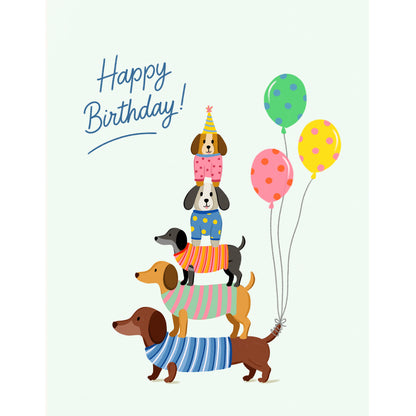 Birthday Dog Pyramid