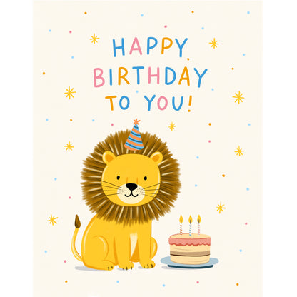 Birthday Lion