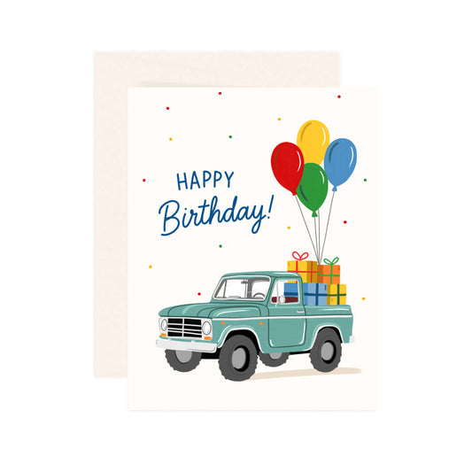 Birthday Pickup Truck