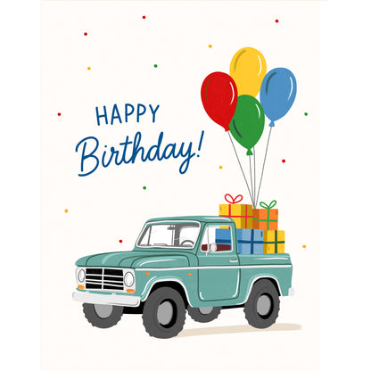 Birthday Pickup Truck