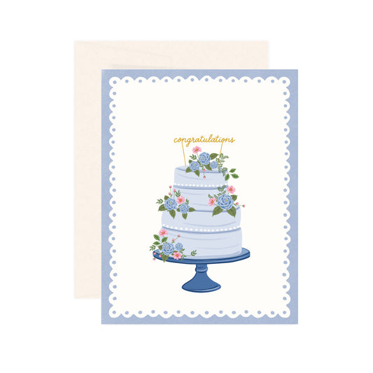 Congrats Wedding Cake