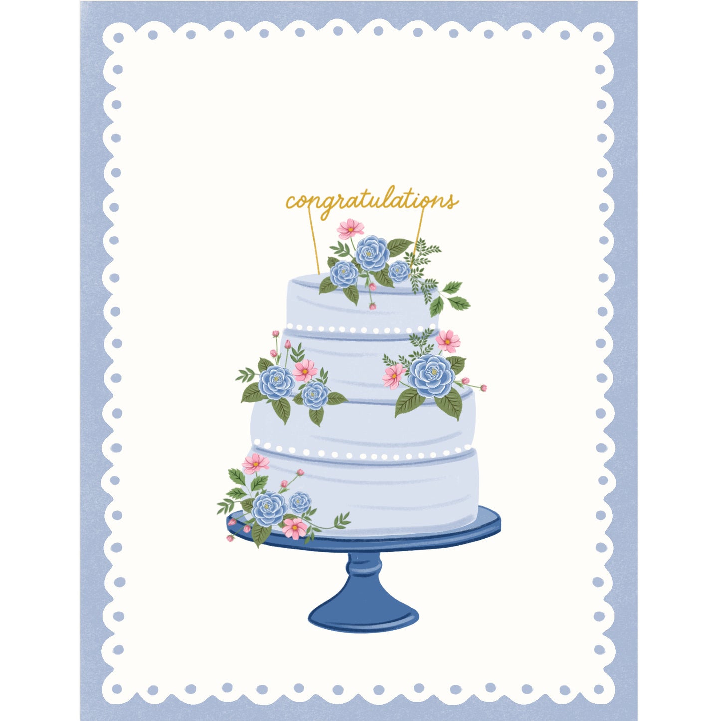 Congrats Wedding Cake