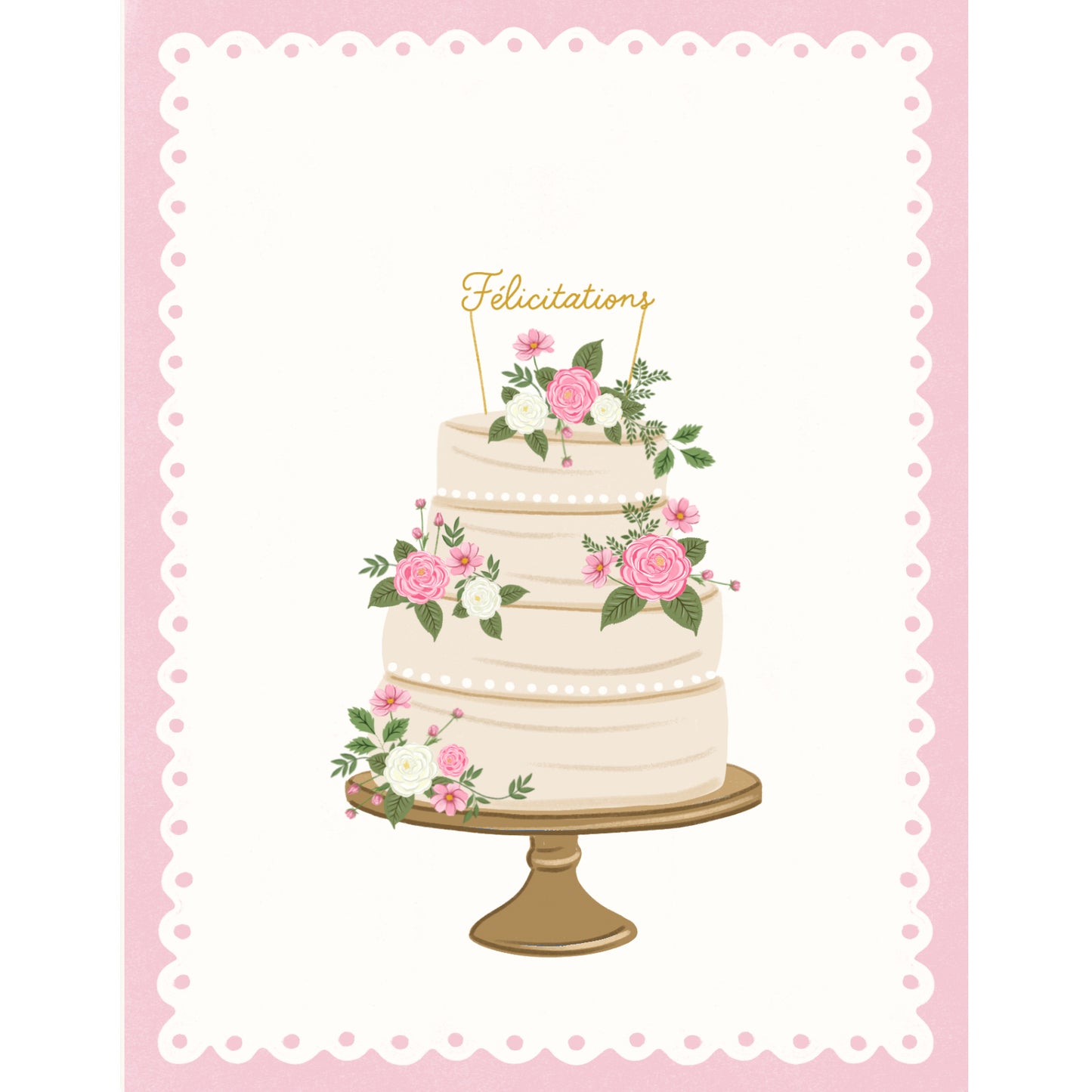 Felicitations Wedding Cake