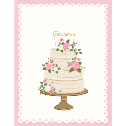Felicitations Wedding Cake