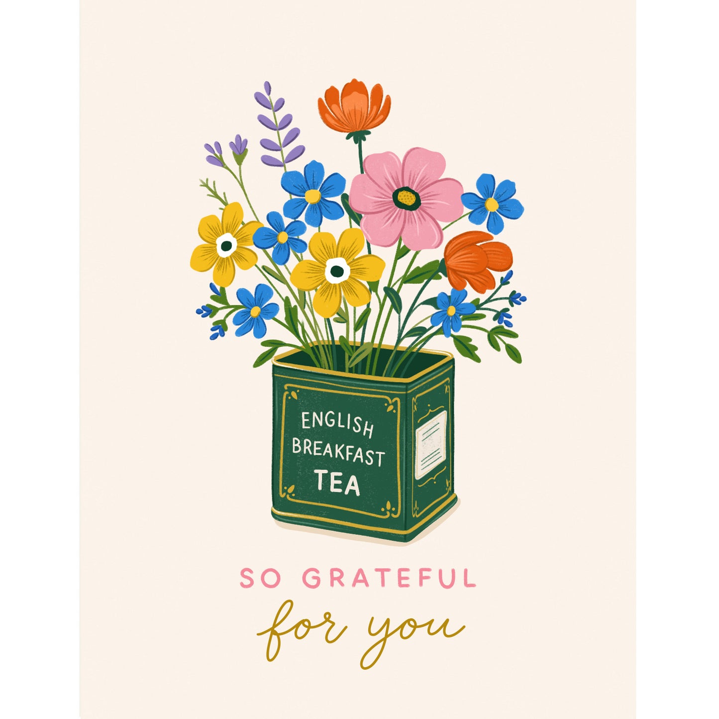 Grateful Tea Tin