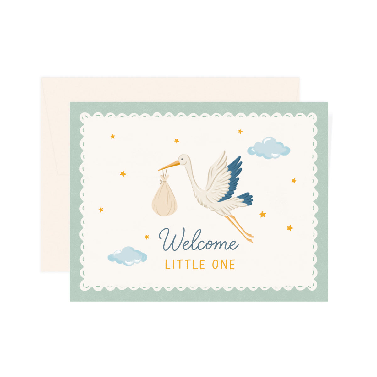 Welcome Baby Stork