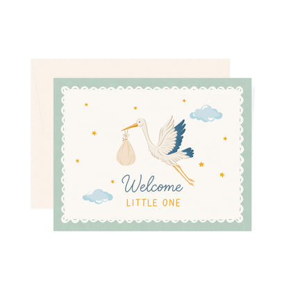Welcome Baby Stork