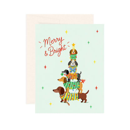 Christmas Dog Pyramid