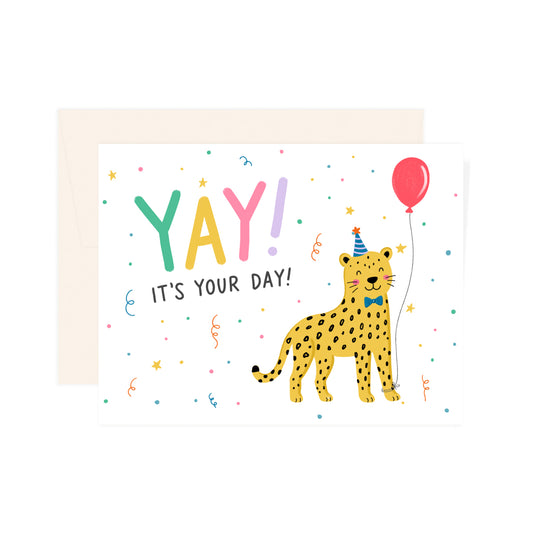 Yay Birthday Leopard