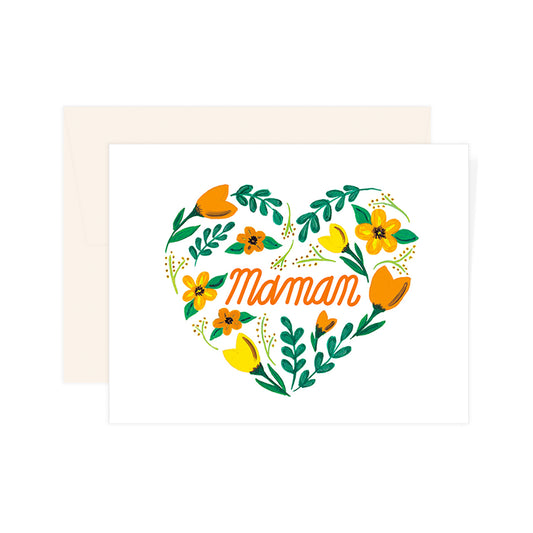 Heart Floral Maman