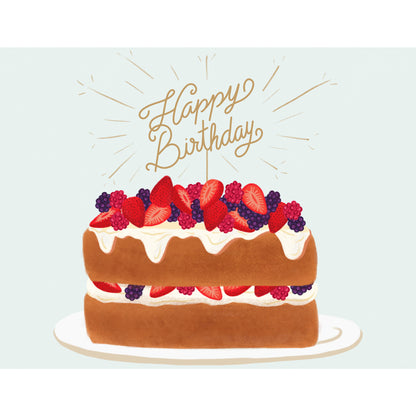 Birthday Fruit Cake