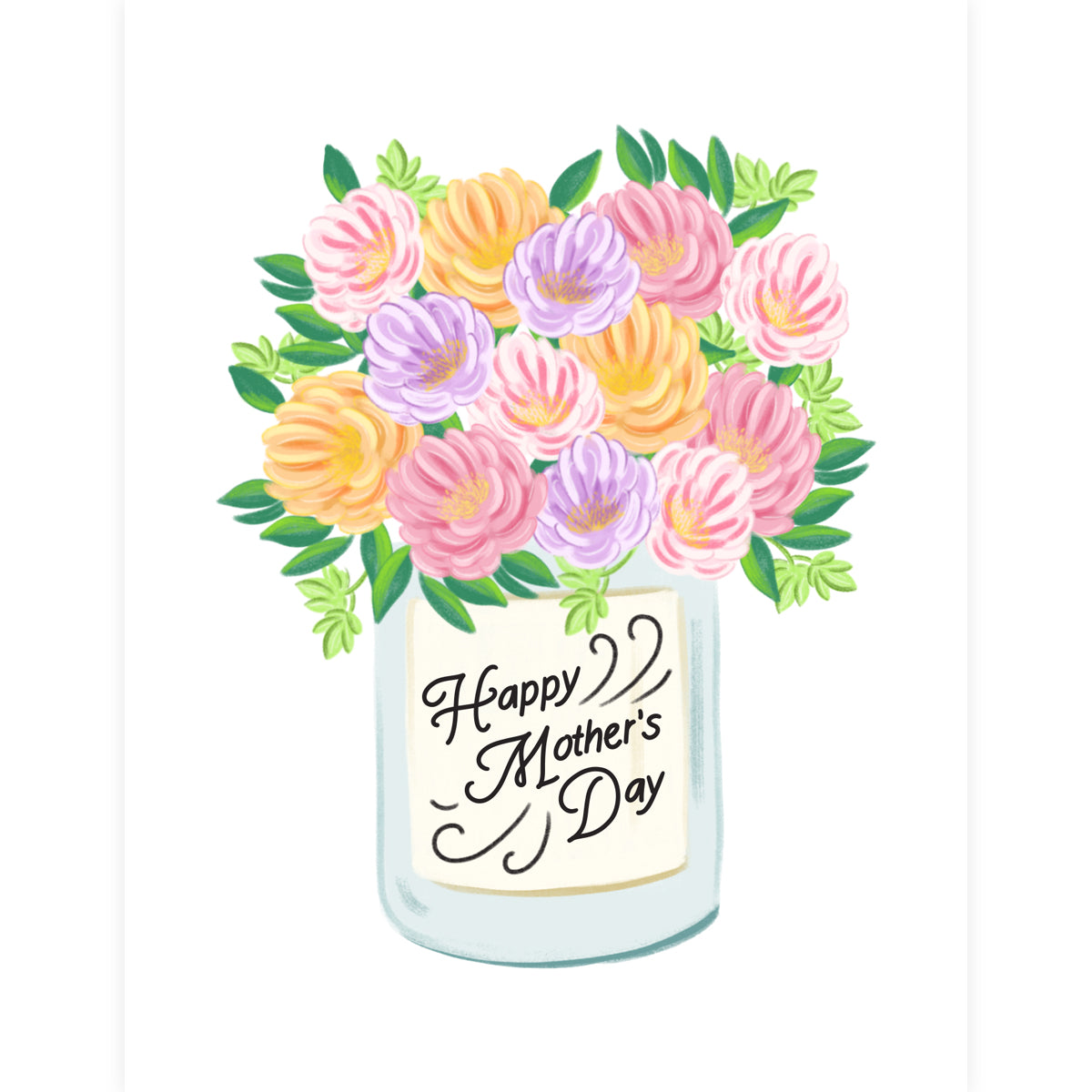 Mom Floral Vase