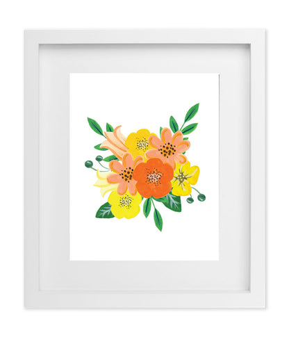 Fleurs oranges