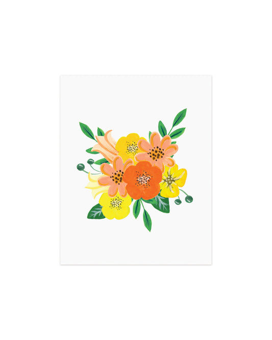 Fleurs oranges