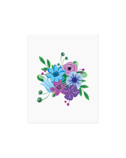 Blue Purple Flowers