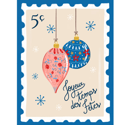 Temps des Fêtes Stamp