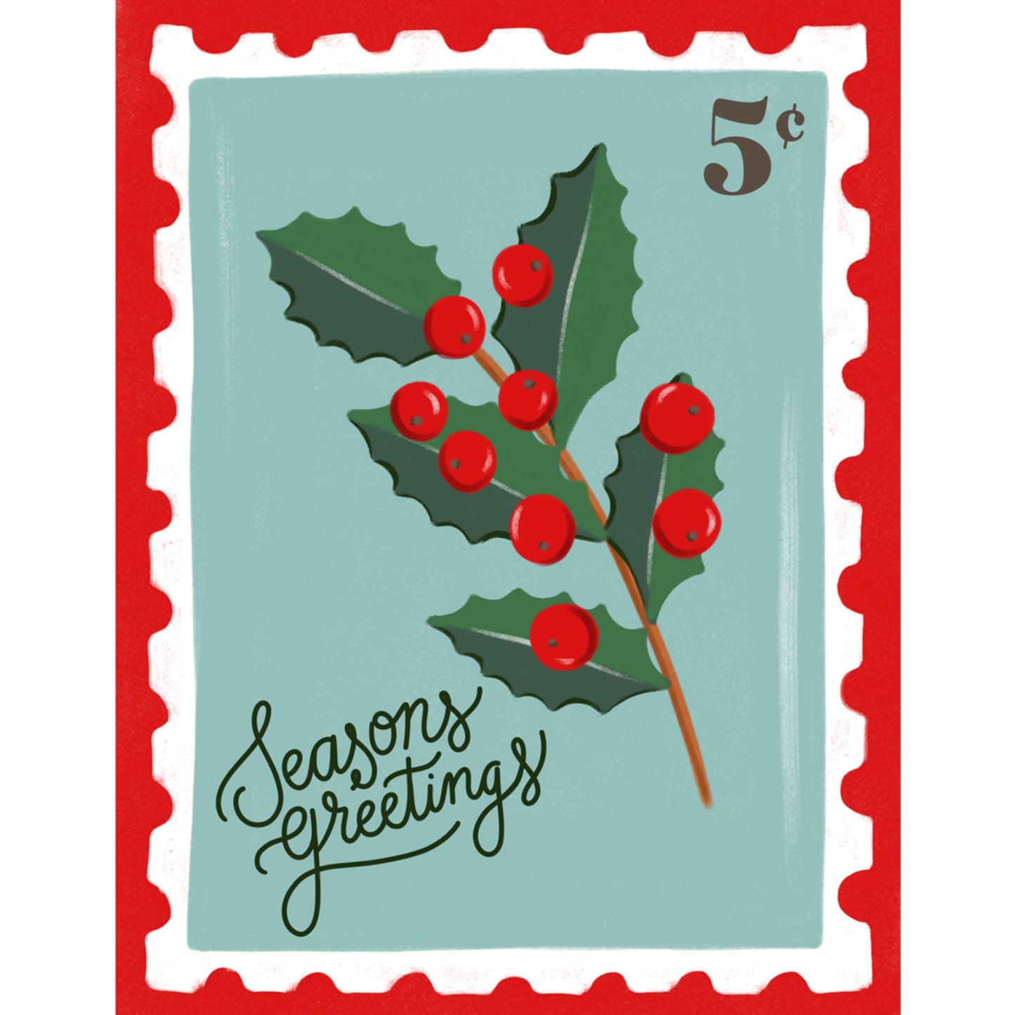 Seasons Greetings Stamp