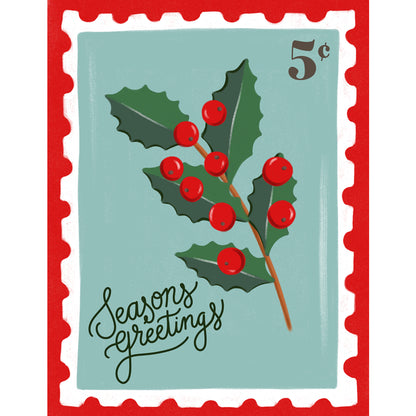 Seasons Greetings Stamp